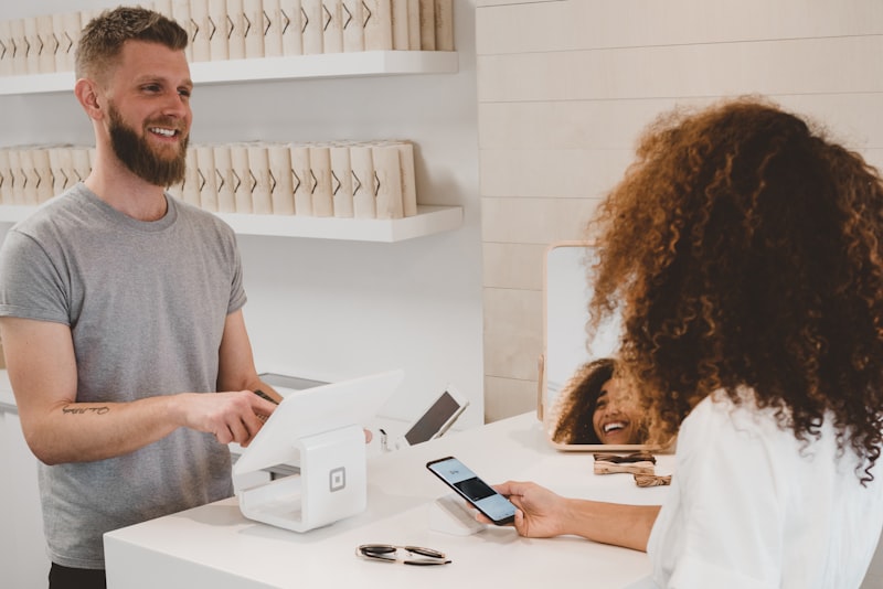 A card payment terminal at a foreign merchant